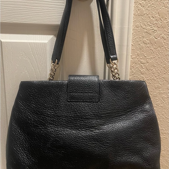 Kate Spade Town Road Elena Leather Shoulder Bag Chain Straps - Picture 2 of 12